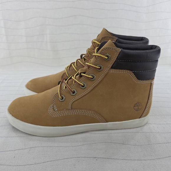 Timberland Womens Dausette Wheat Nubuck Lace Up Sneaker Boots Shoes A1KLZ Size 8 - Picture 2 of 13